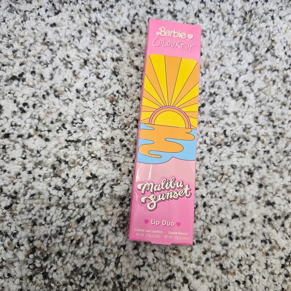 NEW ColourPop x Barbie Malibu Sunset Lip Duo